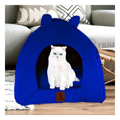 COLCHON PERROS GATOS MA29100 CANINO TALLA M AZUL REY RYBIU + ENVOLTORIO REGALO