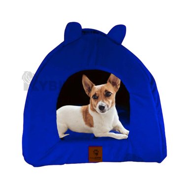 CAMA PERROS GATOS MA29100 TALLA M IGLU TALLA M AZUL REY RYBIU + PAPEL REGALO