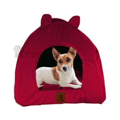 COLCHON PERROS GATOS PORTATIL MASCOTA TALLA M GUINDA RYBIU + MINIAGENDA