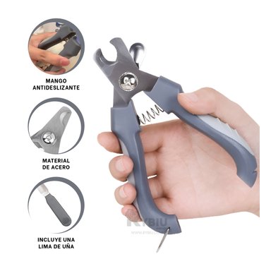 ALICATE RYBIU MA29635 USO CANINO CON LIMA PLOMO + STICKERS