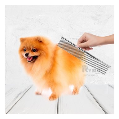 PEINE RYBIU MA29633 REMOVEDOR NUDOS PET EN PLATEDO + PAPEL REGALO