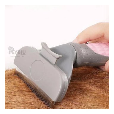 PEINE RYBIU MA29632 SUAVE PRACTICO MASCOTAS EN ROSADO + STICKERS