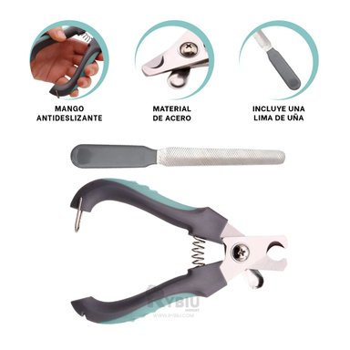 CORTAUÑAS RYBIU MA29636 CORTAUÑA FUNCIONAL PERRO EN VERDE + PAPEL REGALO