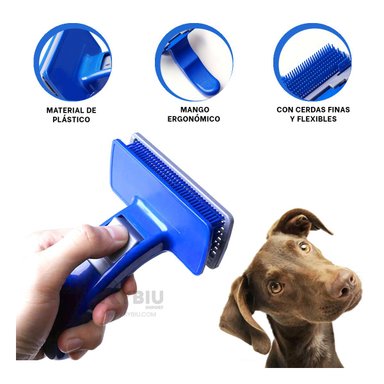 PEINETA RYBIU MA29641 PEQUENA MASCOTA AZUL + POST-IT ADHESIVOS