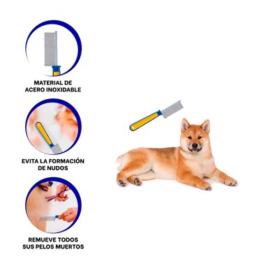 CEPILLO RYBIU MA29637 SUAVE PERRO AZUL Y AMARILLO + AGENDITA