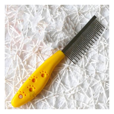 PEINE RYBIU MA29639 DOBLE DIENTE CACHORROS AMARILLO + PAPEL REGALO