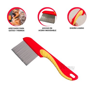 CEPILLO RYBIU MA29638 ANIMAL ROJO + LIGAS REGALO