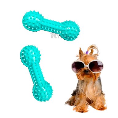 PESA PERROS RYBIU JUGUETE VERDE AGUA + ENVOLTORIO REGALO