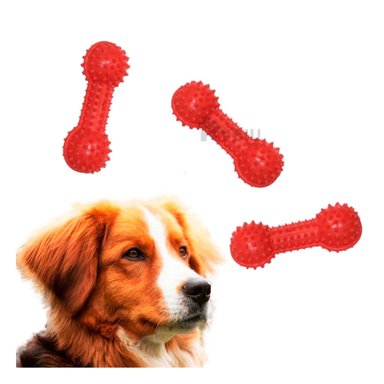 PESA MASCOTA RYBIU ESTIMULACION ROJO + STICKERS