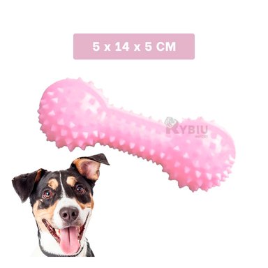 PESA RYBIU TIPO MASTICABLE EN ROSADO + REGALO LIGAS PEINAR