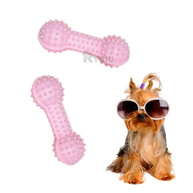 HUESO RYBIU JUGUETE ROSADO + ENVOLTORIO REGALO