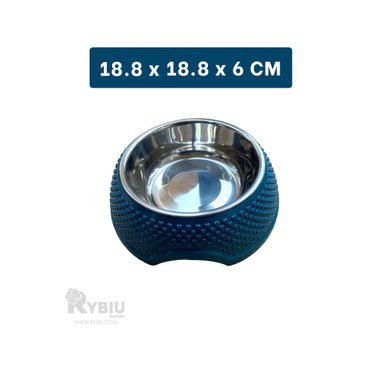 RECIPIENTE BONITO EN AZUL OSCURO Y+REGALO LIGAS PARA PEINAR