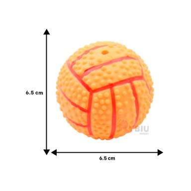 BALON PERROS RYBIU BONITO ANARANJADO + REGALO LIGAS PEINAR