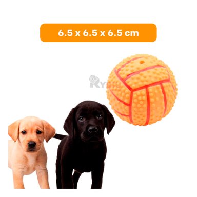 BALON PERROS RYBIU VERSATIL ANARANJADO + LIGAS REGALO