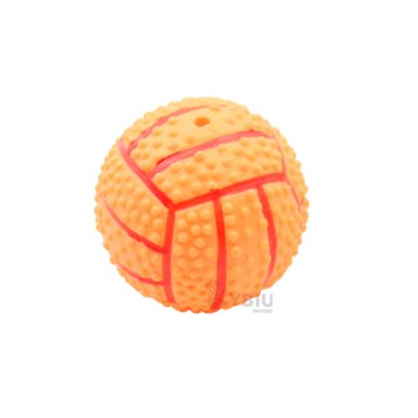 BALON PERROS RYBIU COMODO Y RECREATIVO ANARANJADO + BANDERITAS ADHESIVAS