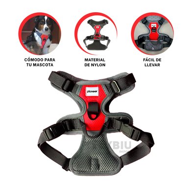 PECHERA PERROS MA30094 RYBIU ESTETICA CANINOS TALLA S ROJO + MINIAGENDA