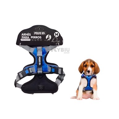 ARNÉS PERROS MA30092 RYBIU CON DISEÑO ANTIESCAPE S AZUL + AGENDITA