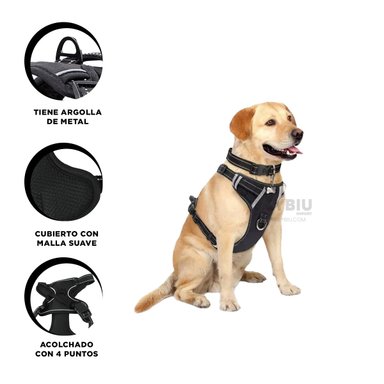 PECHERA MASCOTAS MA30091 RYBIU ACOLCHADA S NEGRO + PAPEL REGALO