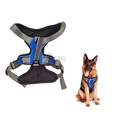 ARNÉS PERROS MA30092 RYBIU CON ARGOLLA METAL S AZUL + ENVOLTORIO REGALO