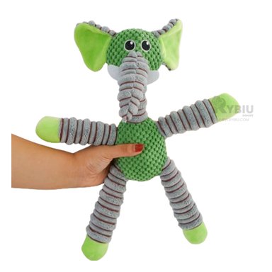 MUÑECO PERROS Y GATOS RYBIU EN FORMA ELEFANTE PET EN VERDE + POST-IT ADHESIVOS