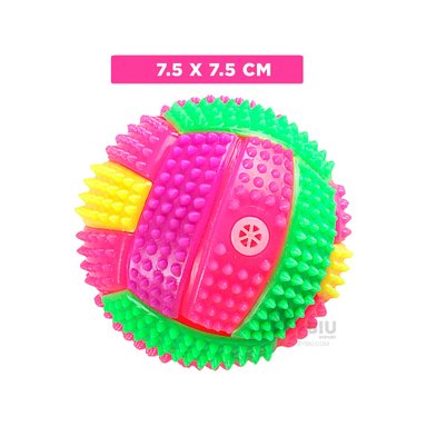 BALON PERROS RYBIU PRACTICO EN ROSADO + REGALO LIGAS PEINAR
