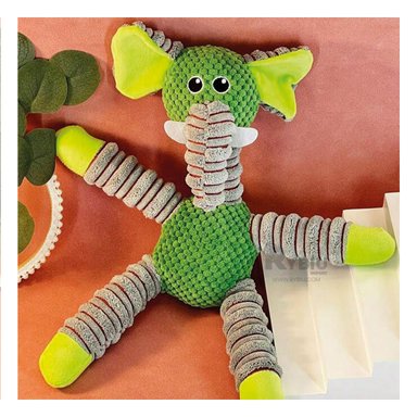 FELPUDO PERROS Y GATOS RYBIU CON SONIDO CHILLON VERDE + GIFT MINIAGENDA