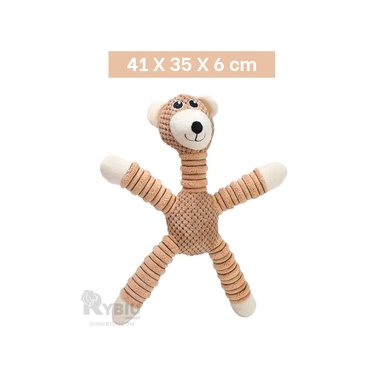 MUÑECO PERROS RYBIU MODERNO EN MOSTAZA + LIGAS REGALO