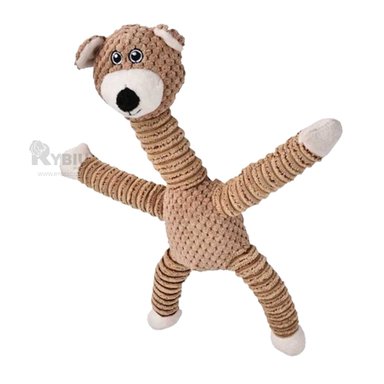 FELPUDO PERROS Y GATOS RYBIU SONORO JUGAR MOSTAZA + REGALO STICKERS