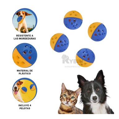 JUEGO PERROS Y GATOS RYBIU EN SET 4 EN AZUL Y AMARILLO + POST-IT ADHESIVOS