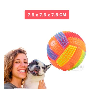BALON PERRO RYBIU MODERNO EN NARANJA + LIGAS REGALO