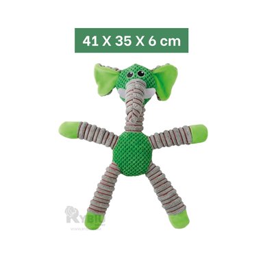 MUÑECO PERROS Y GATOS RYBIU MODERNO VERDE + REGALO LIGAS PEINAR