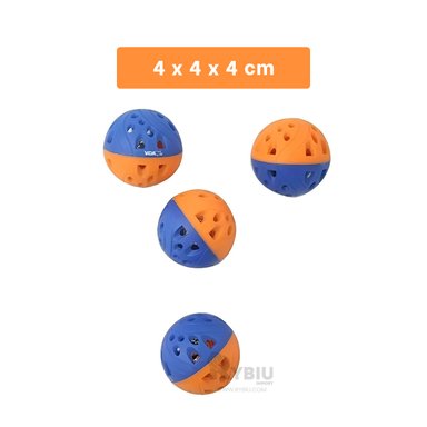 JUEGO PERROS Y GATOS RYBIU MODERNO EN AZUL Y NARANJA + LIGAS REGALO