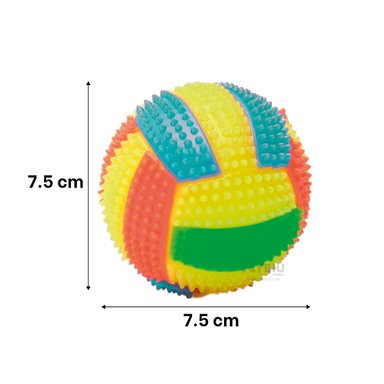BALON PERRO MA30032 RYBIU PET CON LUZ Y SONIDO AMARILLO + BANDERITAS ADHESIVAS