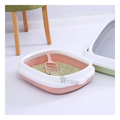 ARENERO GATOS RYBIU MA30903 CAJA ARENA GATITOS 40X33X11 ROSADO + GIFT MINIAGENDA