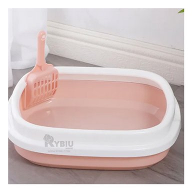 ARENERO GATOS RYBIU MA30903 CAJA ARENA GATITOS 40X33X11 ROSADO + GIFT MINIAGENDA - 3