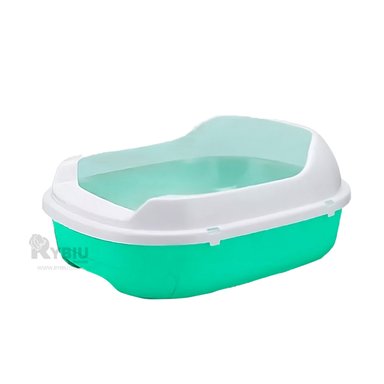 ARENERO GATOS RYBIU MA30899 ERGONOMICO VERDE AGUA + REGALO AGENDITA - 3
