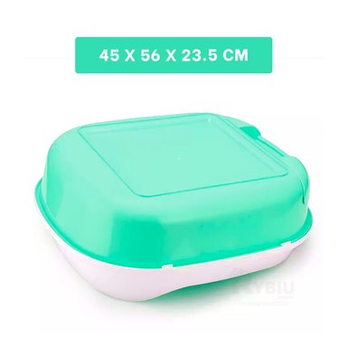 ARENERO GATOS RYBIU MA30899 ERGONOMICO VERDE AGUA + REGALO AGENDITA - 5