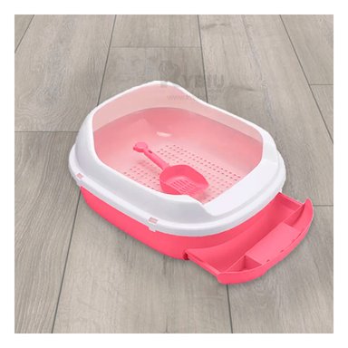 ARENERO GATOS RYBIU MA30897 ESPACIO EXTENSO PET ROSADO + PAPEL REGALO