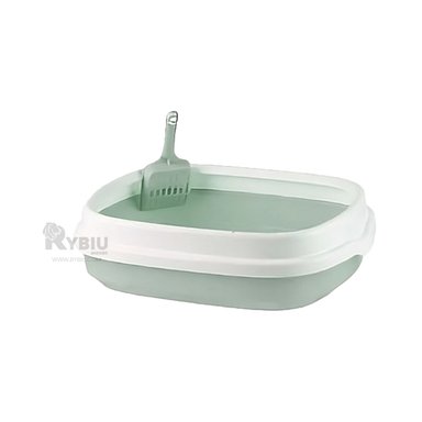 BANDEJA GATOS RYBIU MA30905 SEGURA ESTETICO 48X40X12.5 VERDE + REGALO AGENDITA