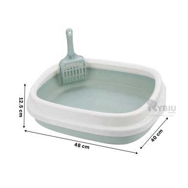 ARENERO GATOS RYBIU MA30901 LITERA ARENERA PALA CELESTE + ENVOLTORIO REGALO - 5