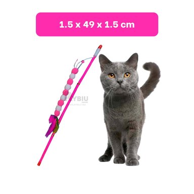 BASTON ANIMALES RYBIU ROSADO + LIGAS REGALO