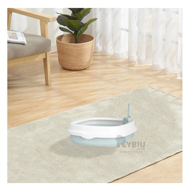 ARENERO GATOS RYBIU MA30901 PRACTICO CELESTE + PAPEL REGALO