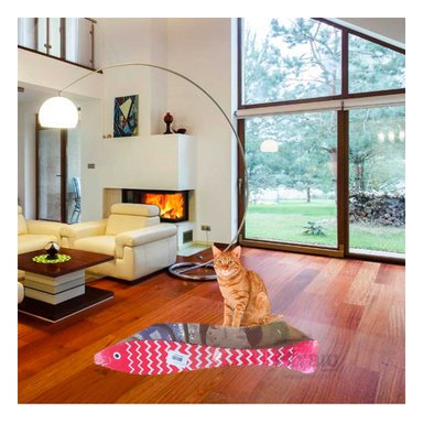 RASCADOR FELINOS RYBIU DIVERTIDO MARRON + PAPEL REGALO