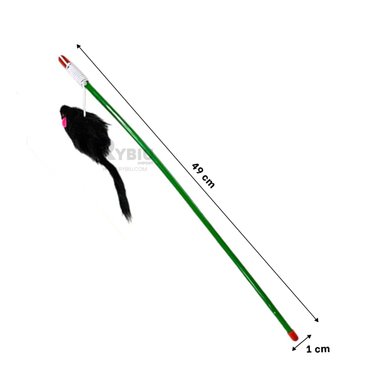 BASTON ANIMALES RYBIU VERDE + LIGAS REGALO