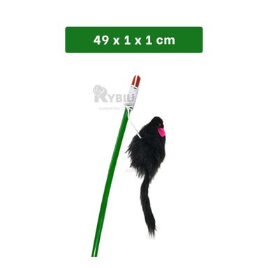 BASTON GATOS RYBIU UTIL VERDE + REGALO LIGAS PEINAR