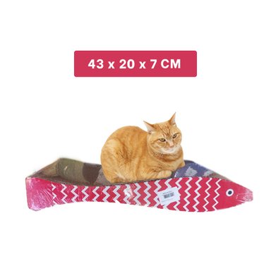 FROTADOR GATO RYBIU FUNCIONAL MARRON + BANDERITAS ADHESIVAS