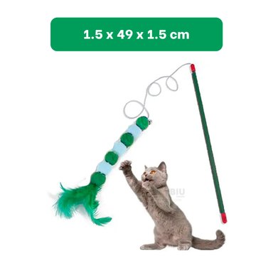 BASTON ANIMALES RYBIU VERDE + LIGAS REGALO
