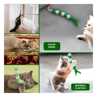 BASTON ANIMALES RYBIU VERDE + LIGAS REGALO - 5