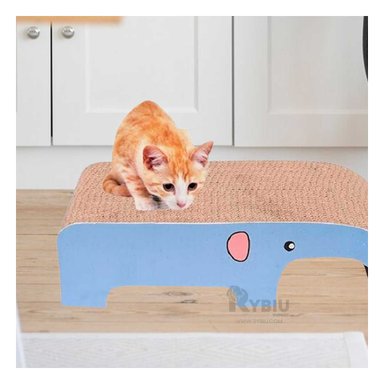 FROTADOR GATOS RYBIU REUTILIZABLE ELEFANTE MARRON + MINIAGENDA