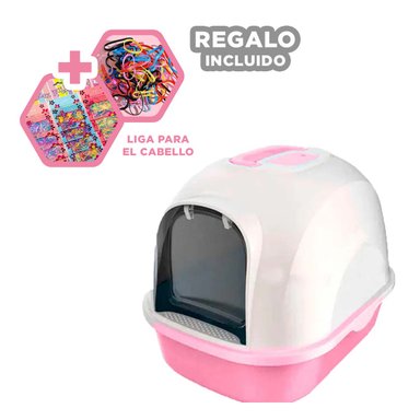 BANDEJA GATOS RYBIU MA30913 BONITA RESISTENTE FUCSIA + LIGAS REGALO